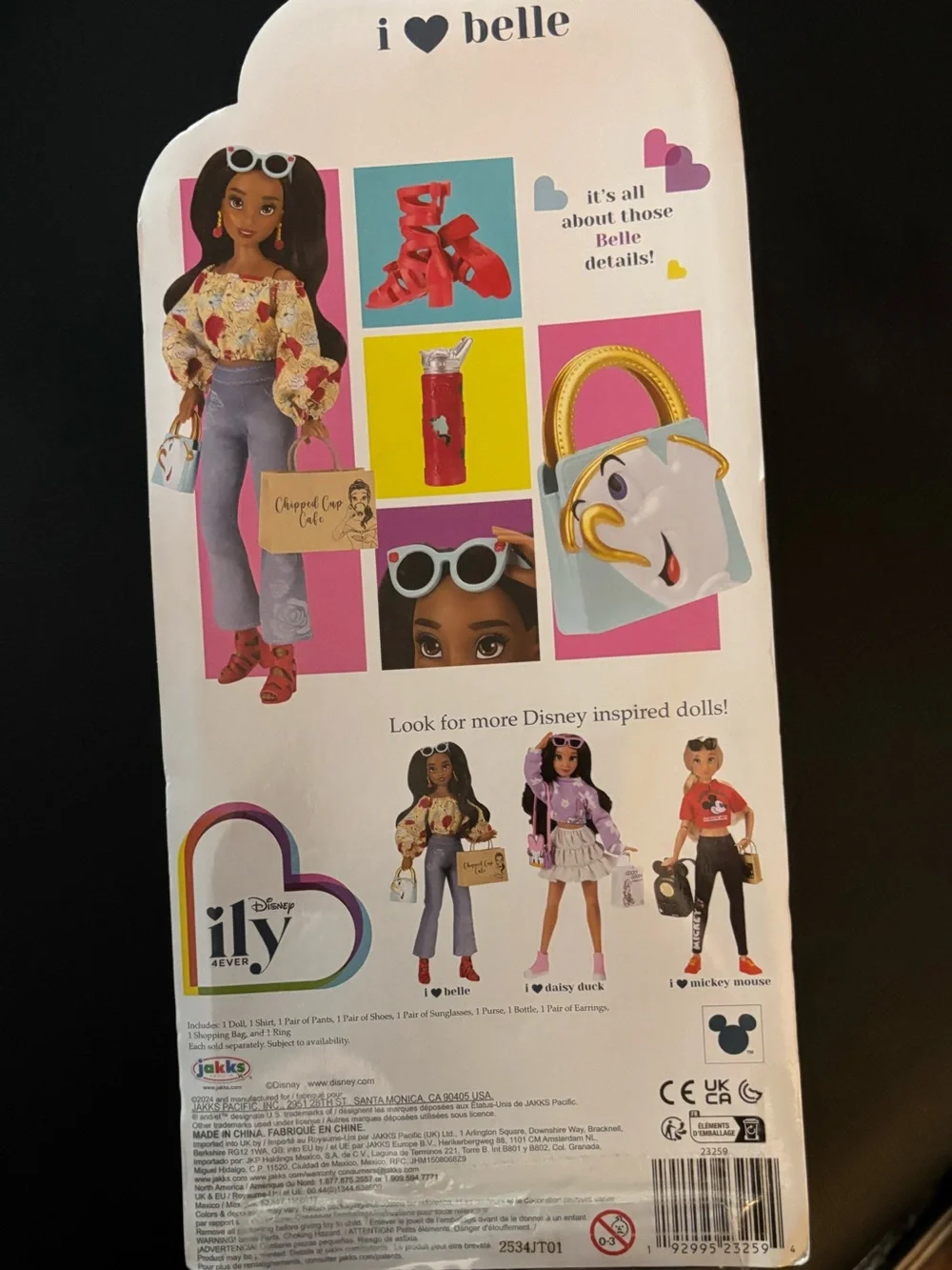 Disney Ily Doll with Yellow Floral Top & Blue Jeans Outfit
